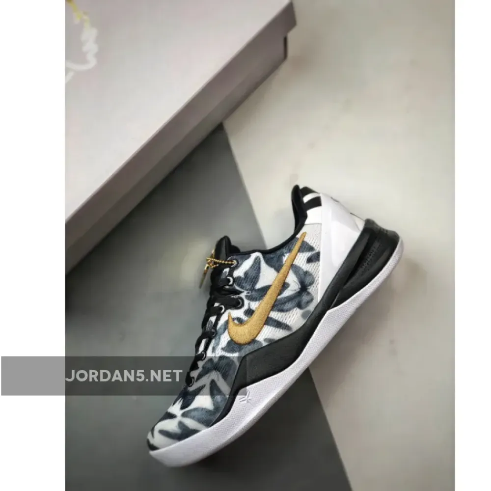 Nike Kobe 8 Protro “Mambacita” White/Metallic Gold-Black  FV6325-100